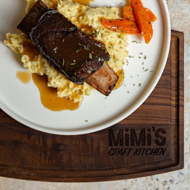 Braised Beef Short Rib w/ side.