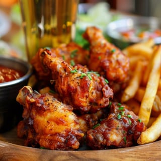 8 Piece Wing Lunch